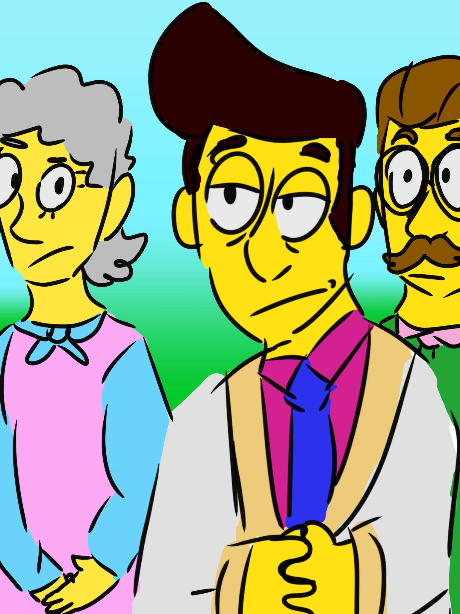 Scene Redraw Burlesque House The Simpsons Amino 