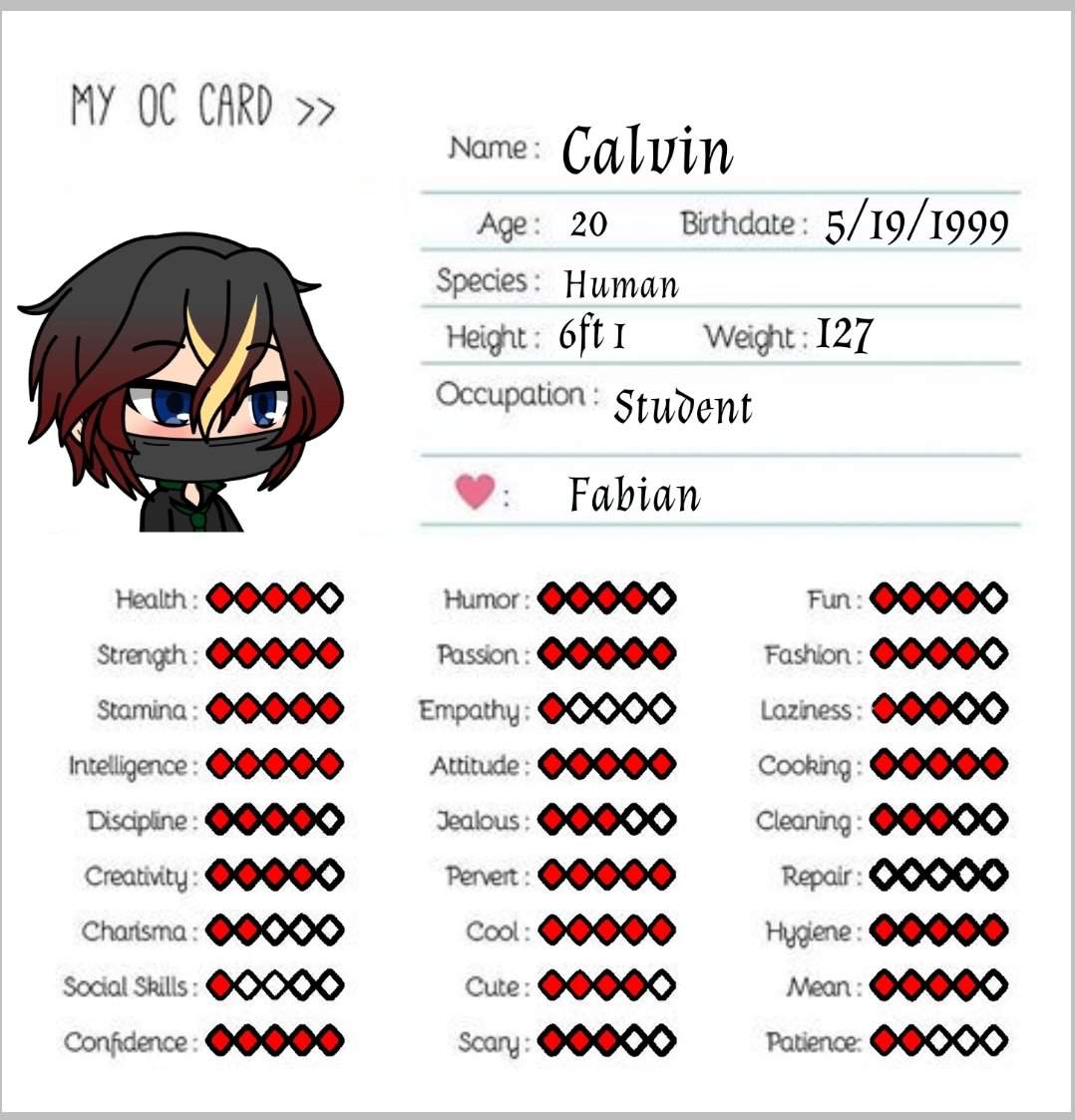 Gacha Oc Cards 