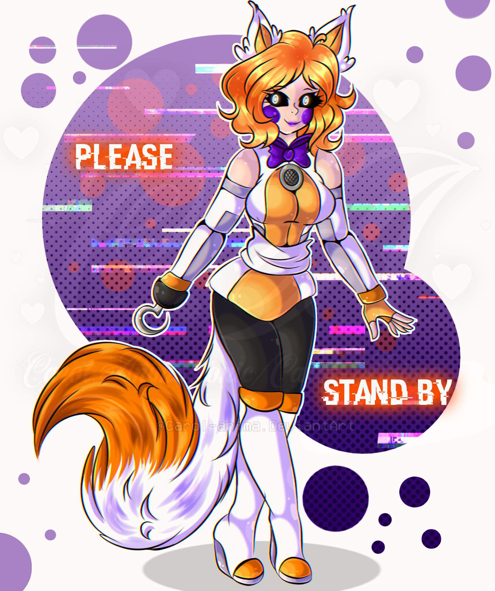 Lolbit The Hacker Fanart Redraw Five Nights At Freddy S Amino