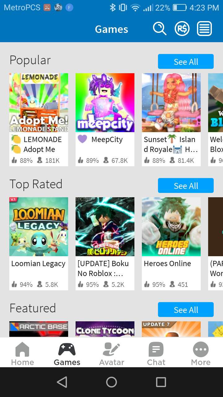 Upgrade Page For Roblox