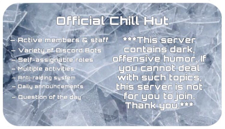 Official Chill Hut Discord Server! | Discord + Amino