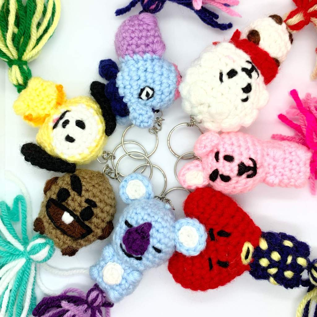 BT21 Crochet Keychains ARMY's Amino