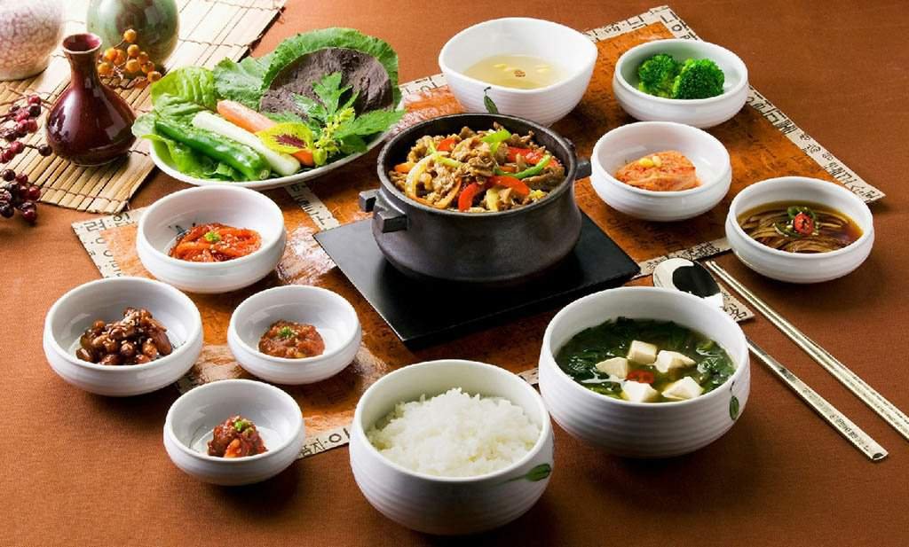 Korean food near the strip