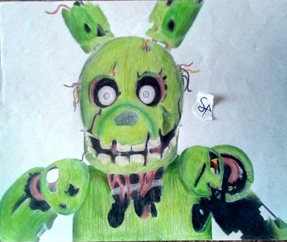 Un Dibujito De Springtrap Uwu Simplemente MIKE Amino Oficial Amino