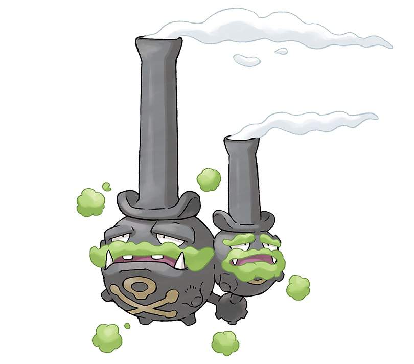 Image result for galarian weezing