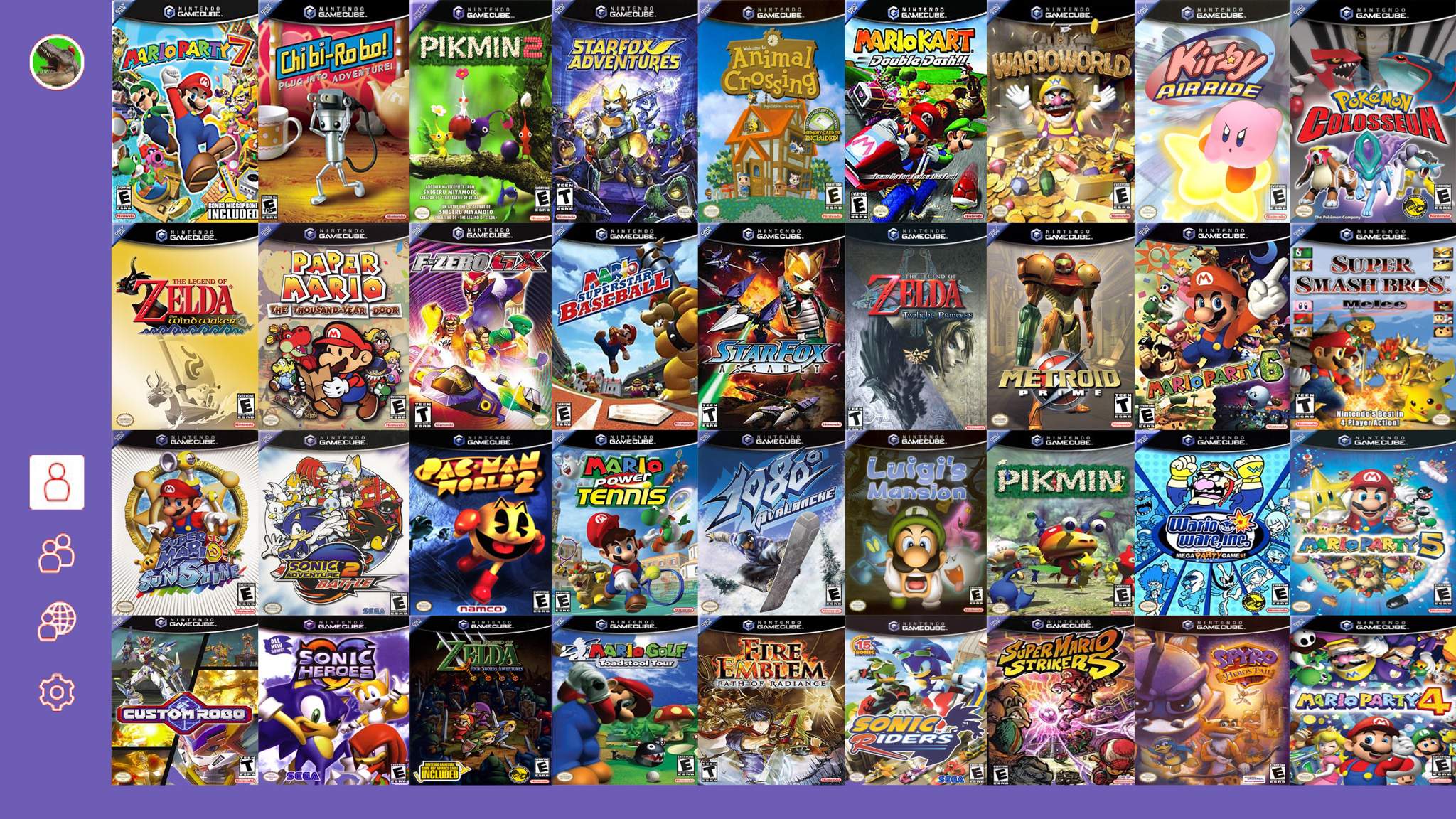 gamecube games on switch