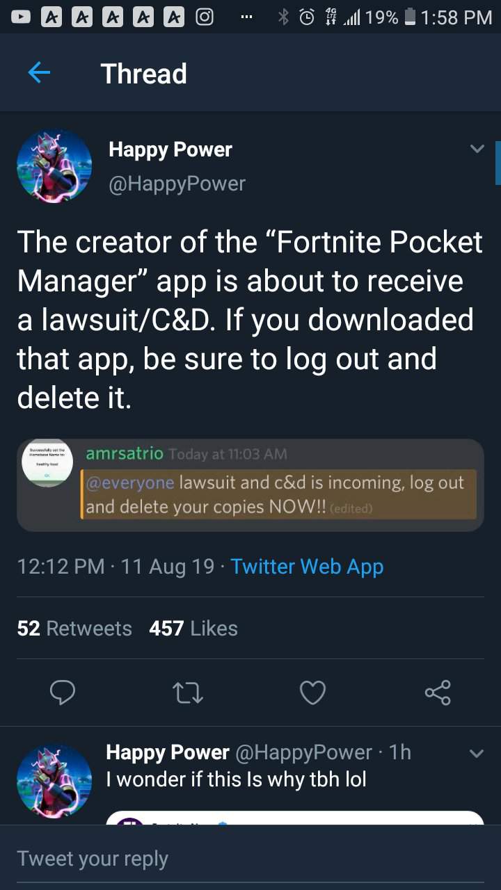 Fortnite Pocket Manager Android Delete Fortnite Pocket Manager Now Fortnite Battle Royale Armory Amino