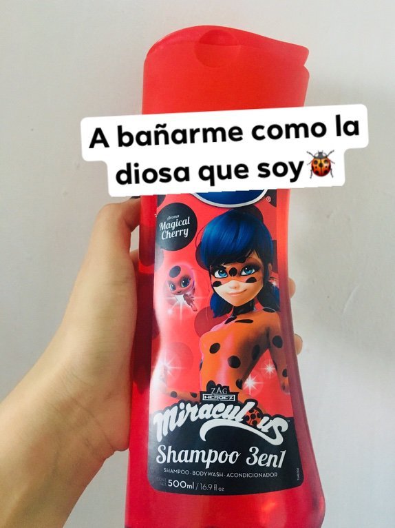 Shampoo de ladybug🐞🐞 •Miraculous Ladybug Español• Amino