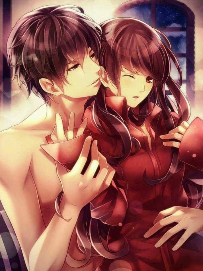 Boy and girl anime