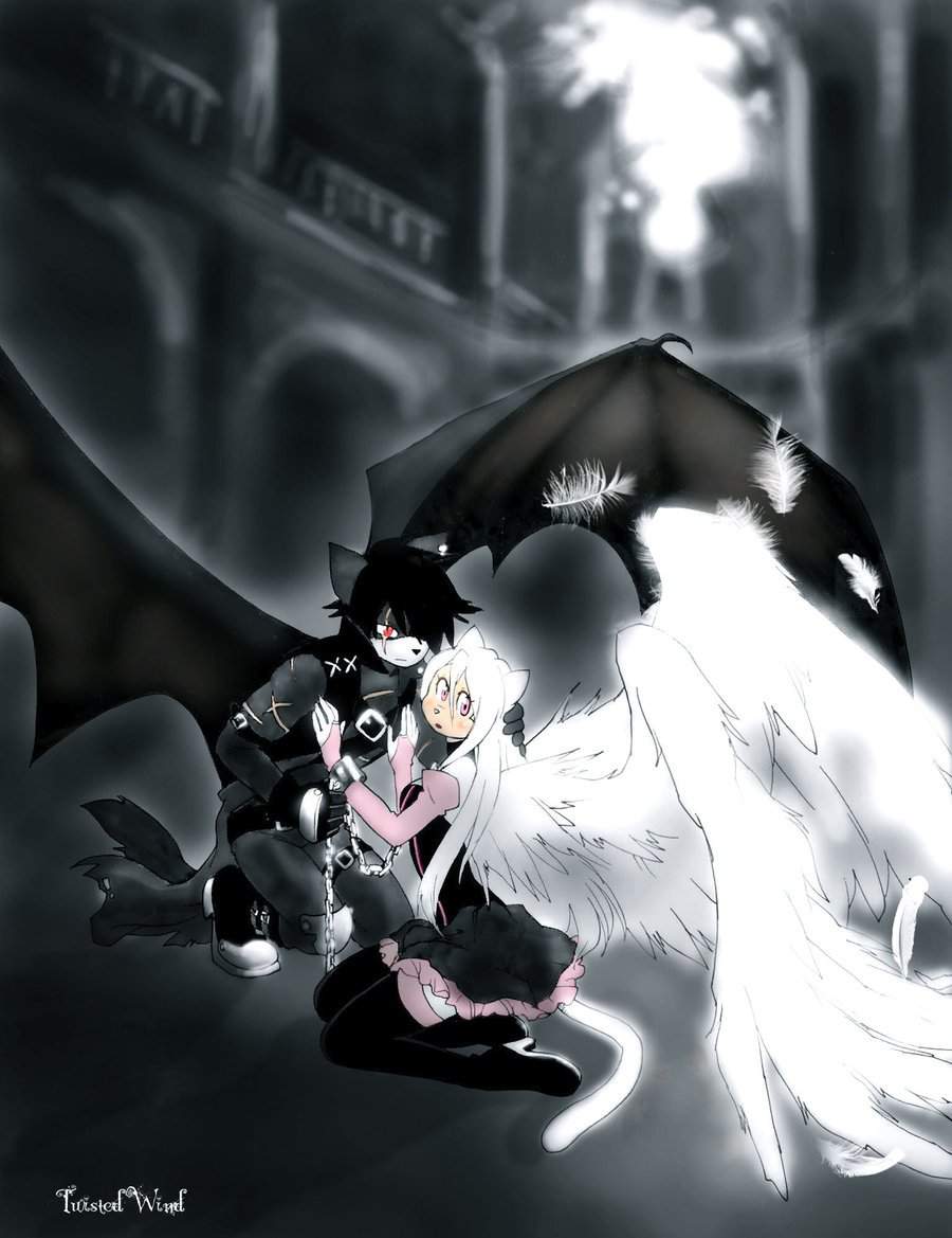 Ангел и демон Противостояние аниме