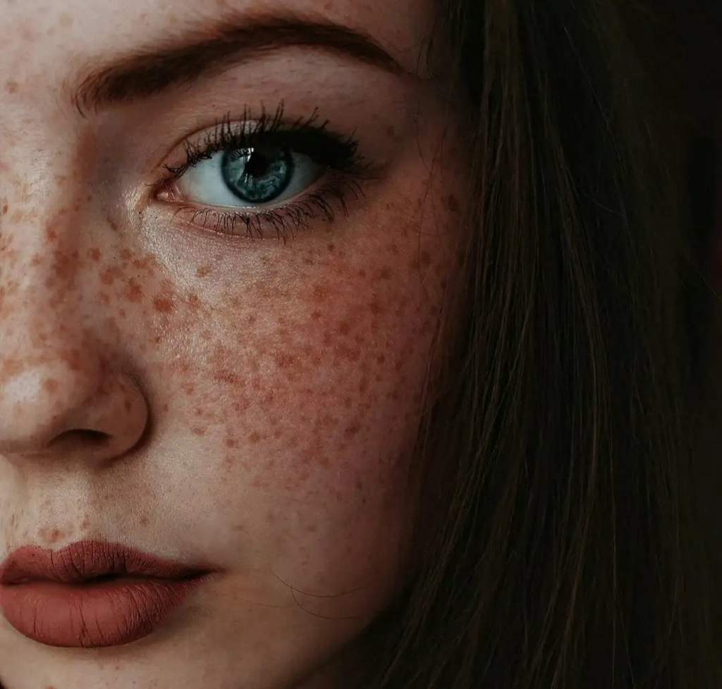 Free natural redhead freckles