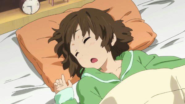 Anime sleeping face