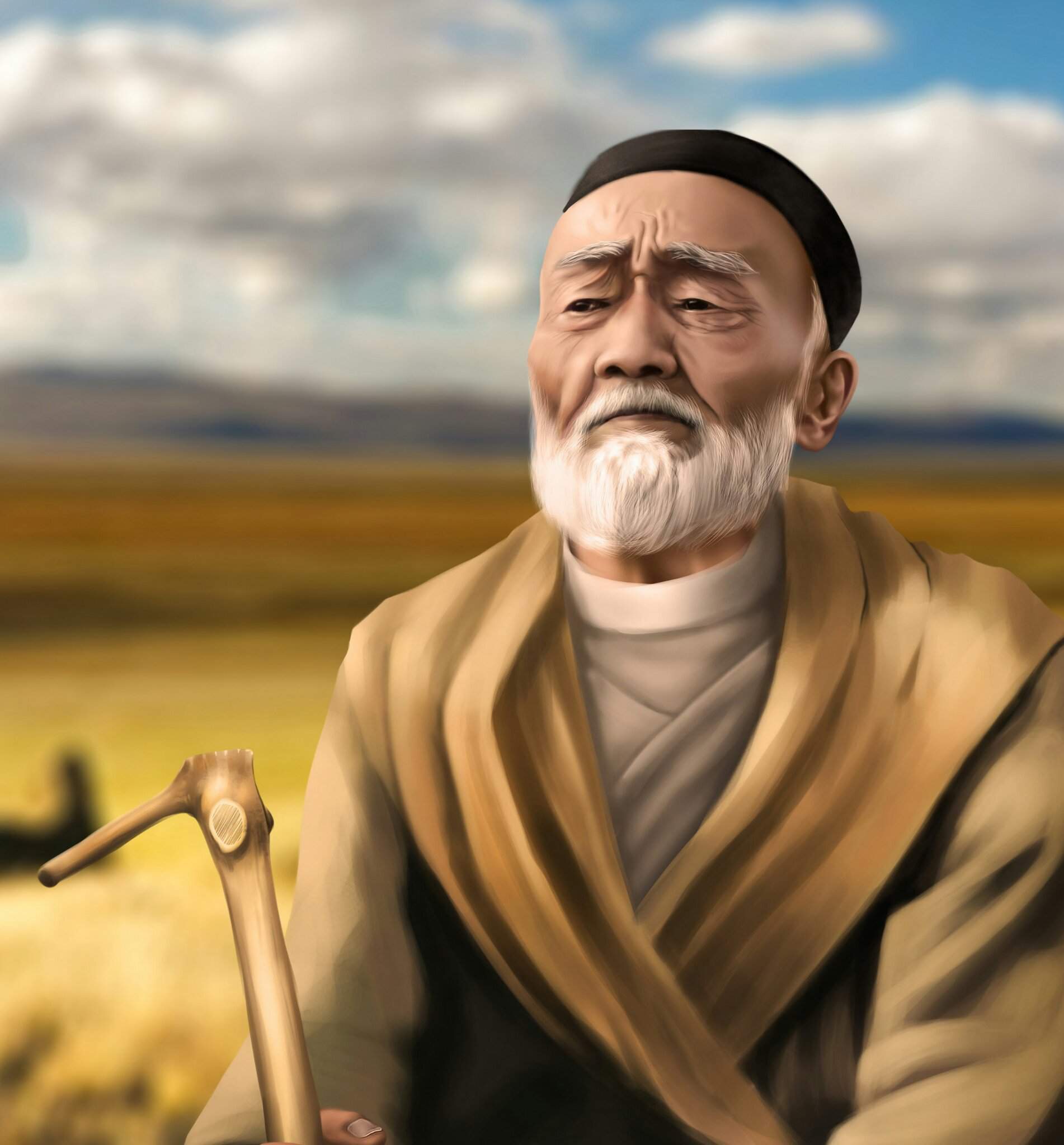Казахский старик