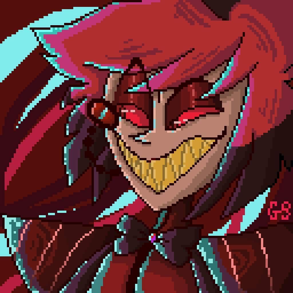 Alastor Pixel Art Hazbin Hotel Official Amino