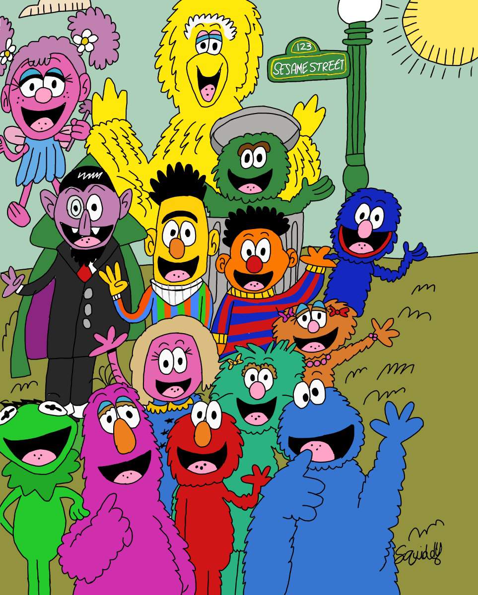 Sesame Street In The Loud House Style 