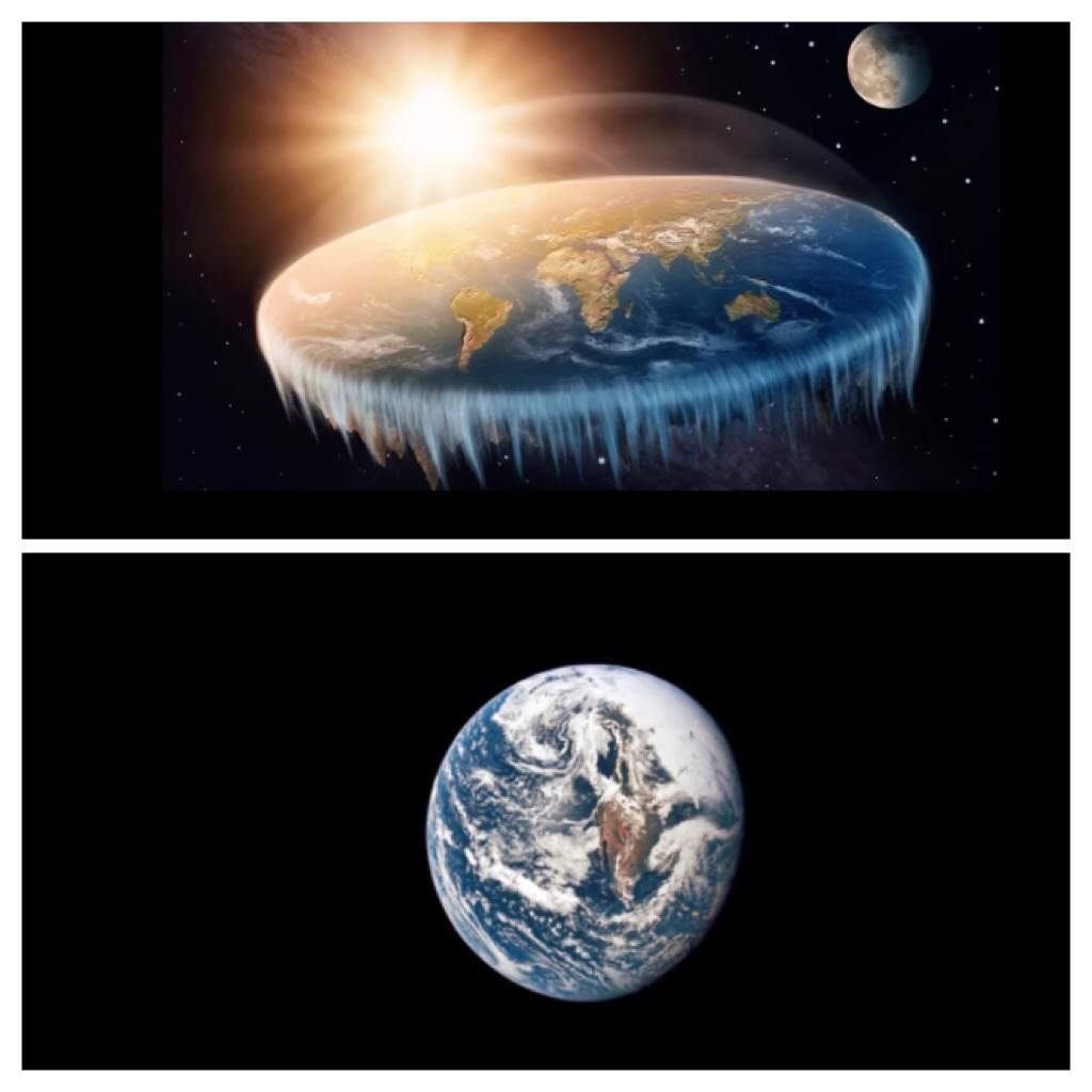 will the earth a flat or will he a round