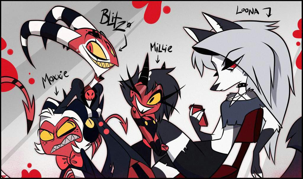 Characters from Hell Boss - Spin off of the Hazbin Hotel! | Hazbin