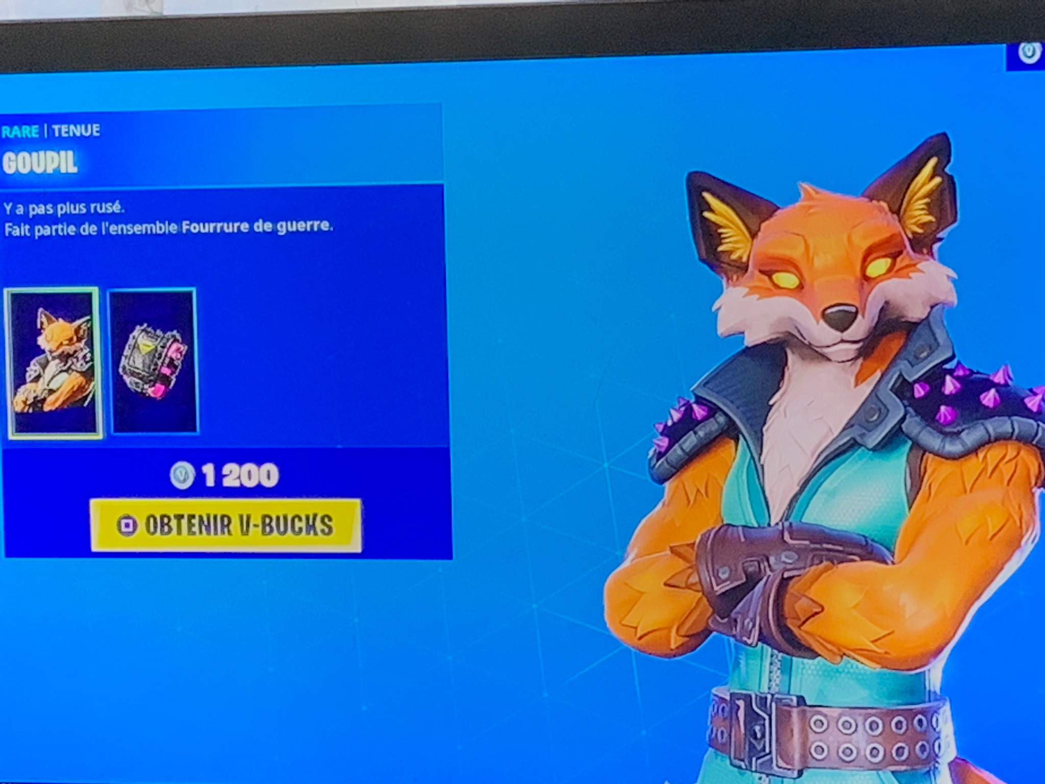 Avis Sur Le Skin Goupil Fortnite Fr Amino