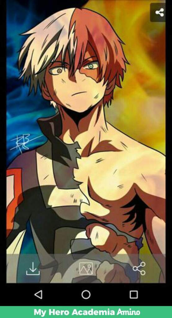 Is todoroki's Left side to hot? 👀 My Hero Academia Amino