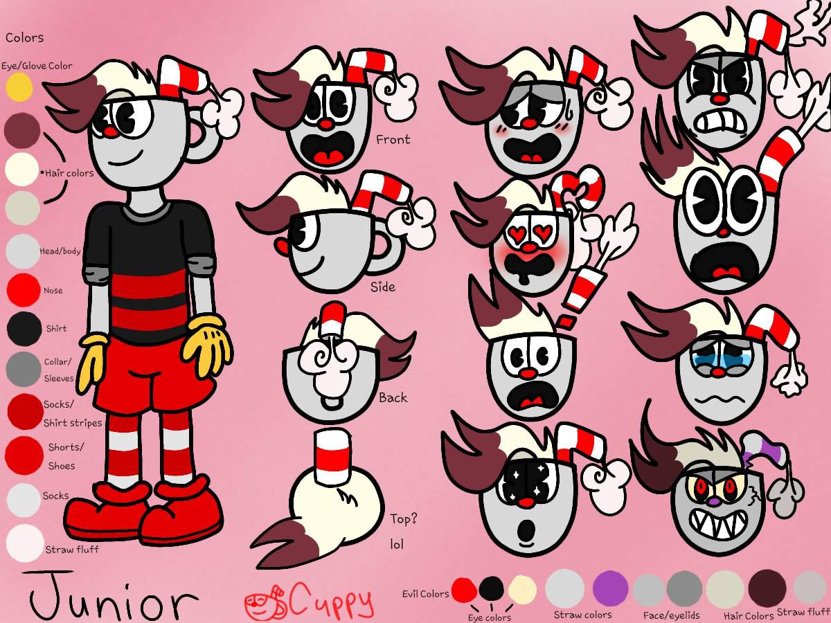 Character Reference Sheet [Junior] | Cuphead Official™ Amino