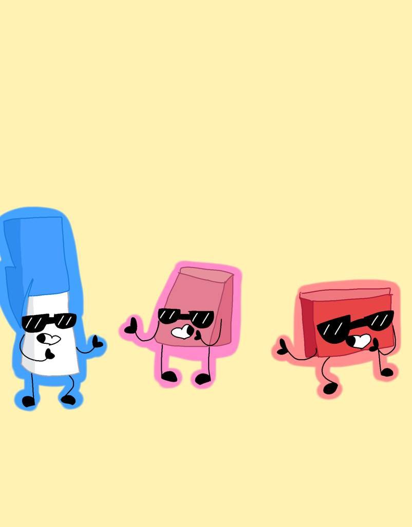Pen, Eraser and Blocky! BFB Amino! Amino