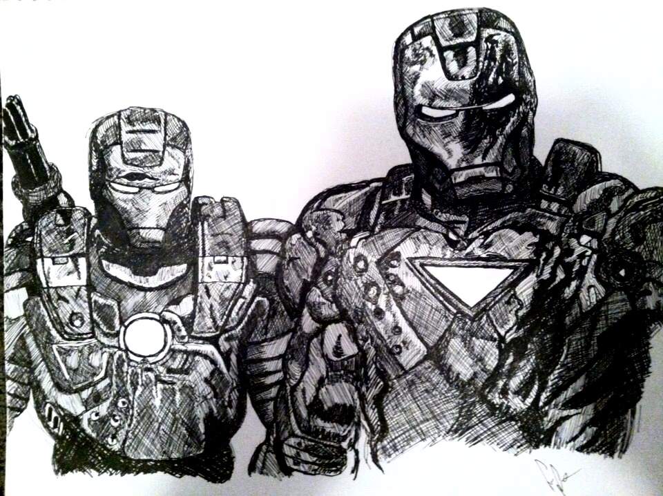 war machine drawing