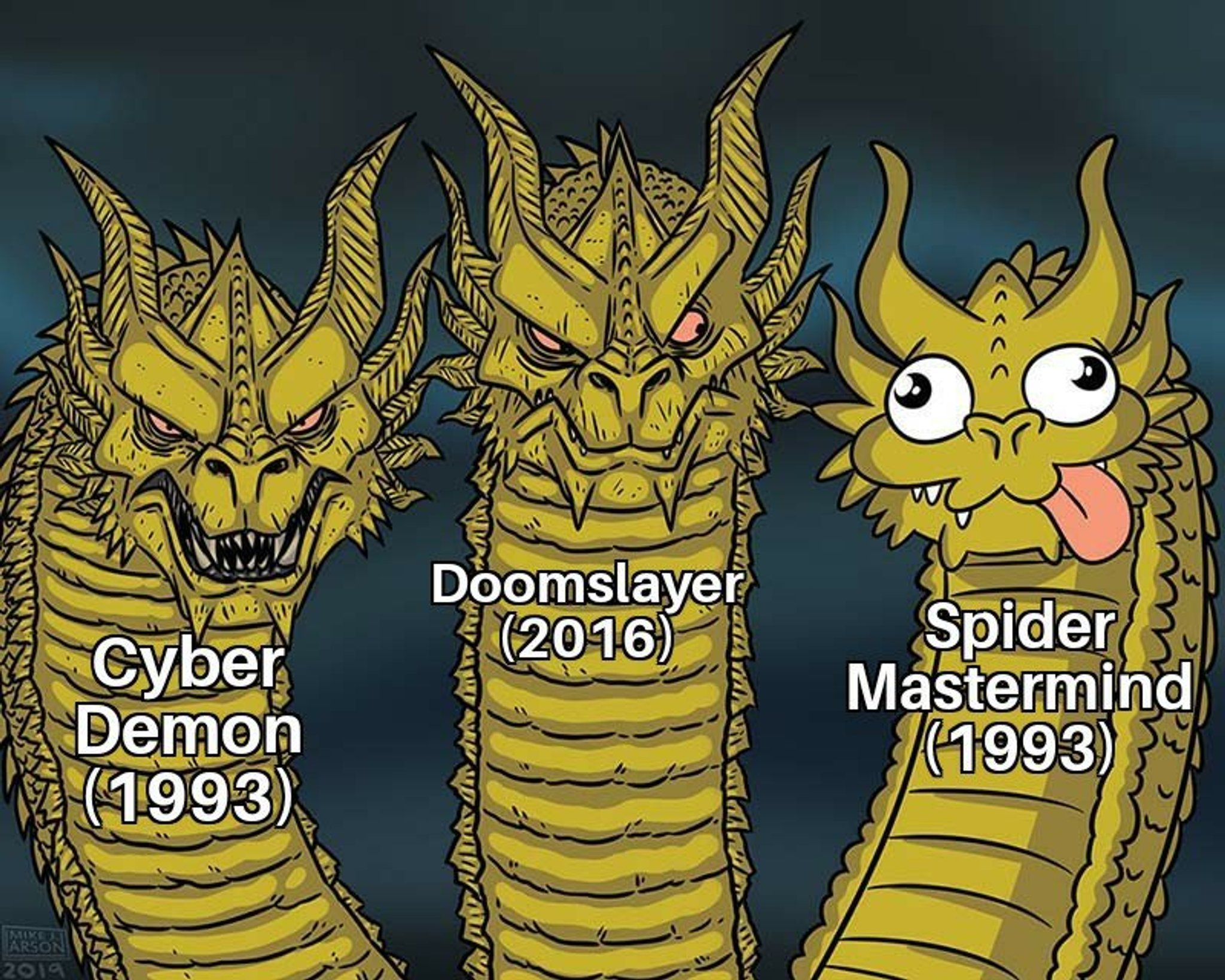 cyberdemon vs spider mastermind cyberdemon vs spider mastermind
