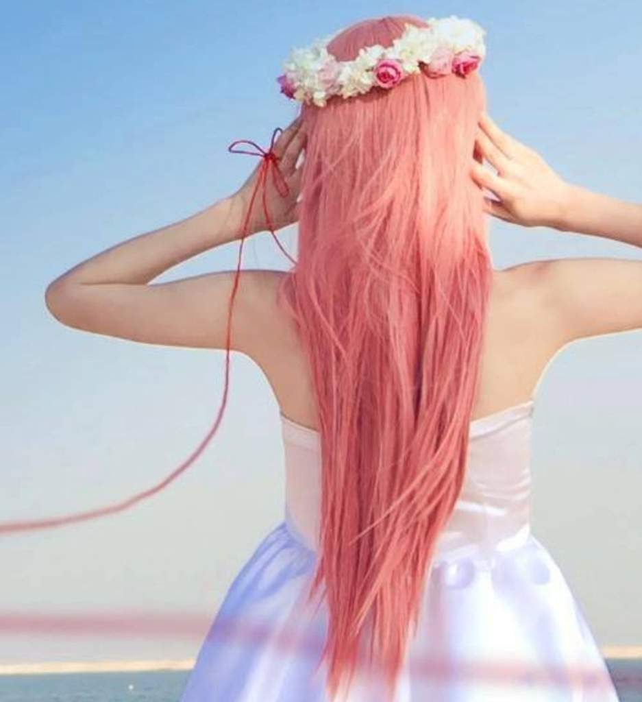 Длинные Розовые Волосы Фото