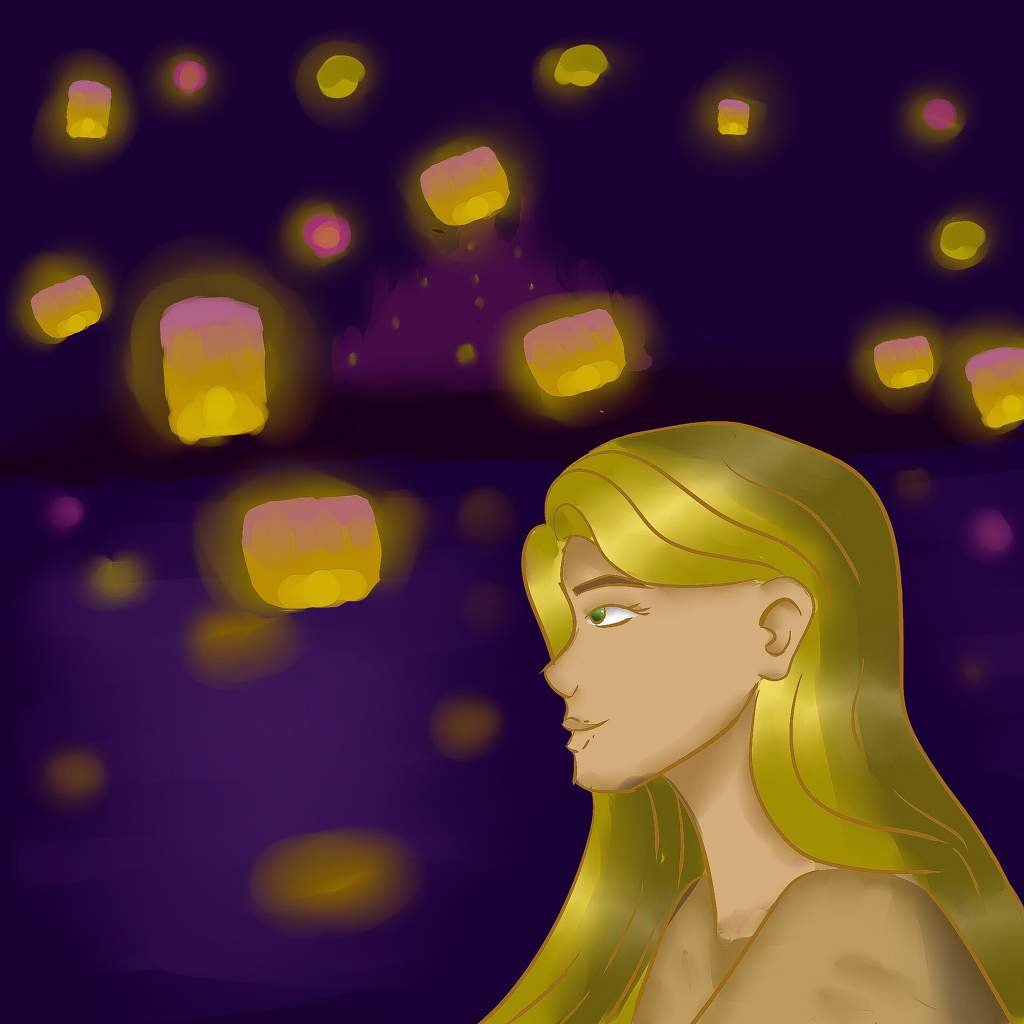 Rapunzel and lanterns Tangled The Series Amino