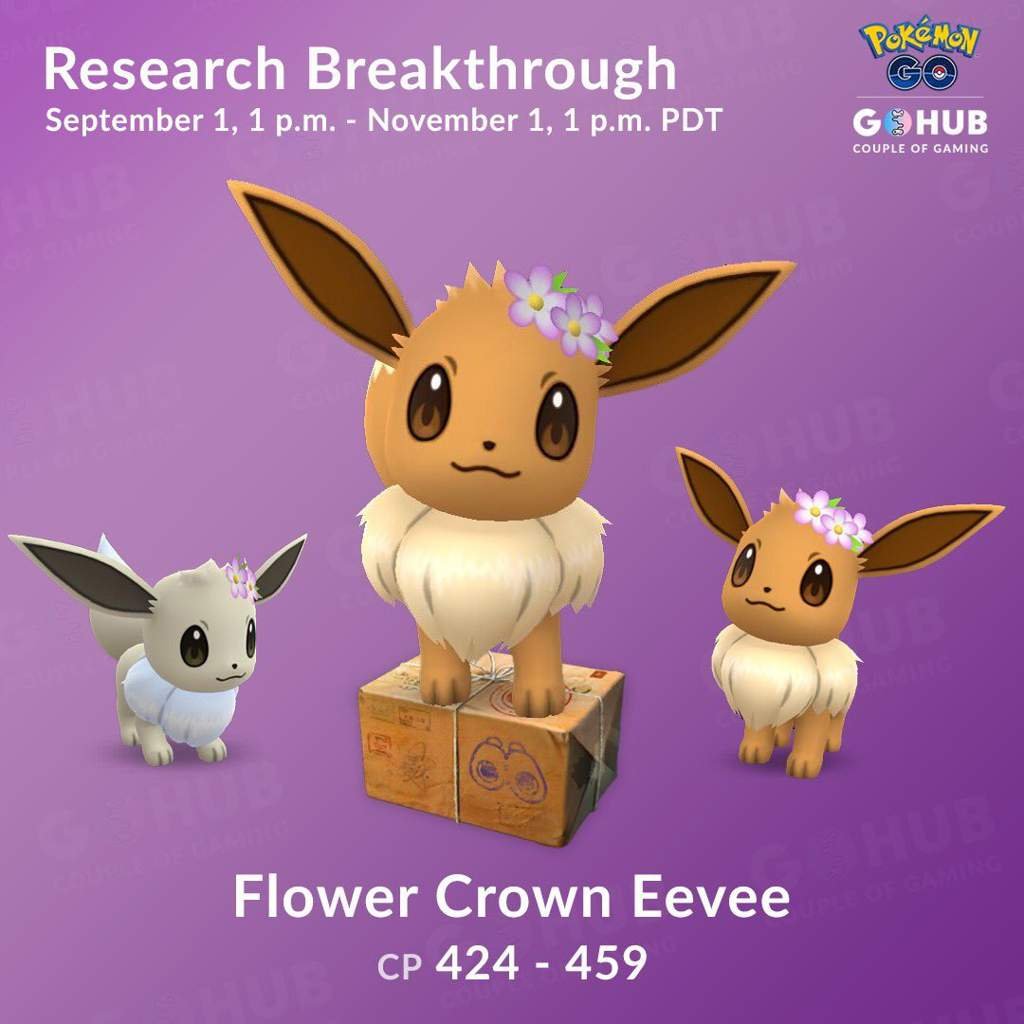 Flower Crown Eevee is Back!!! Pokemon GO Amino