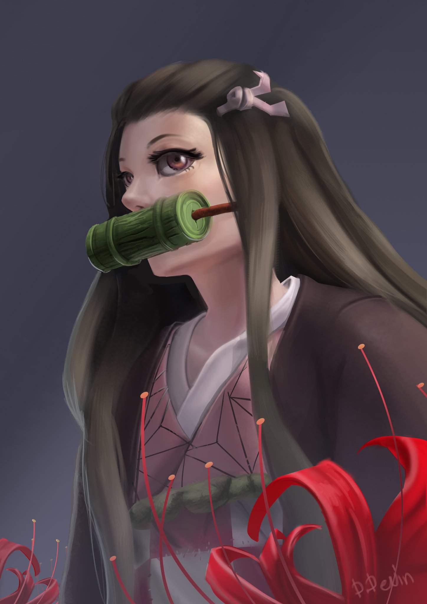 look up nezuko