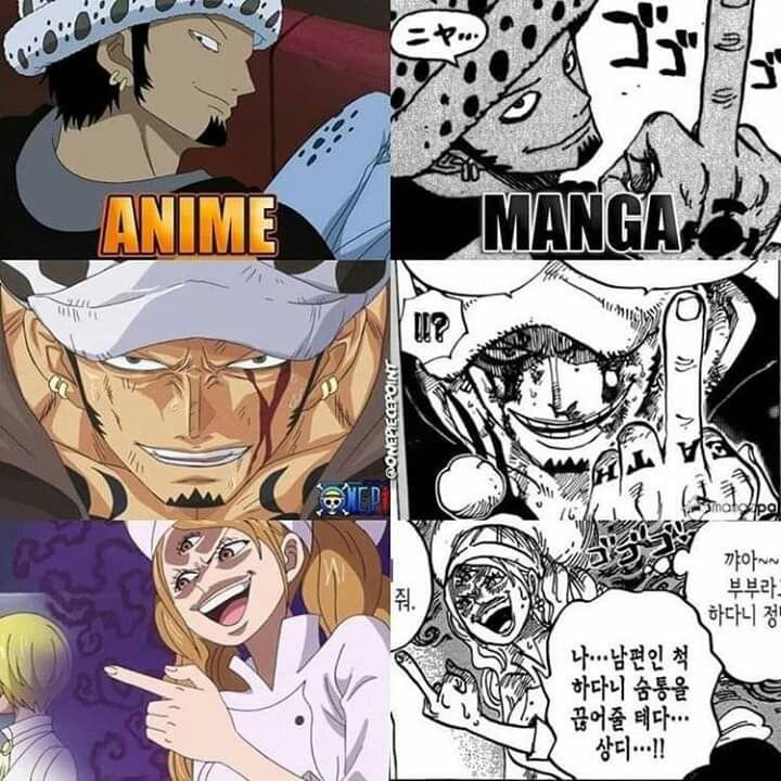 Anime VS Manga | One Piece Amino