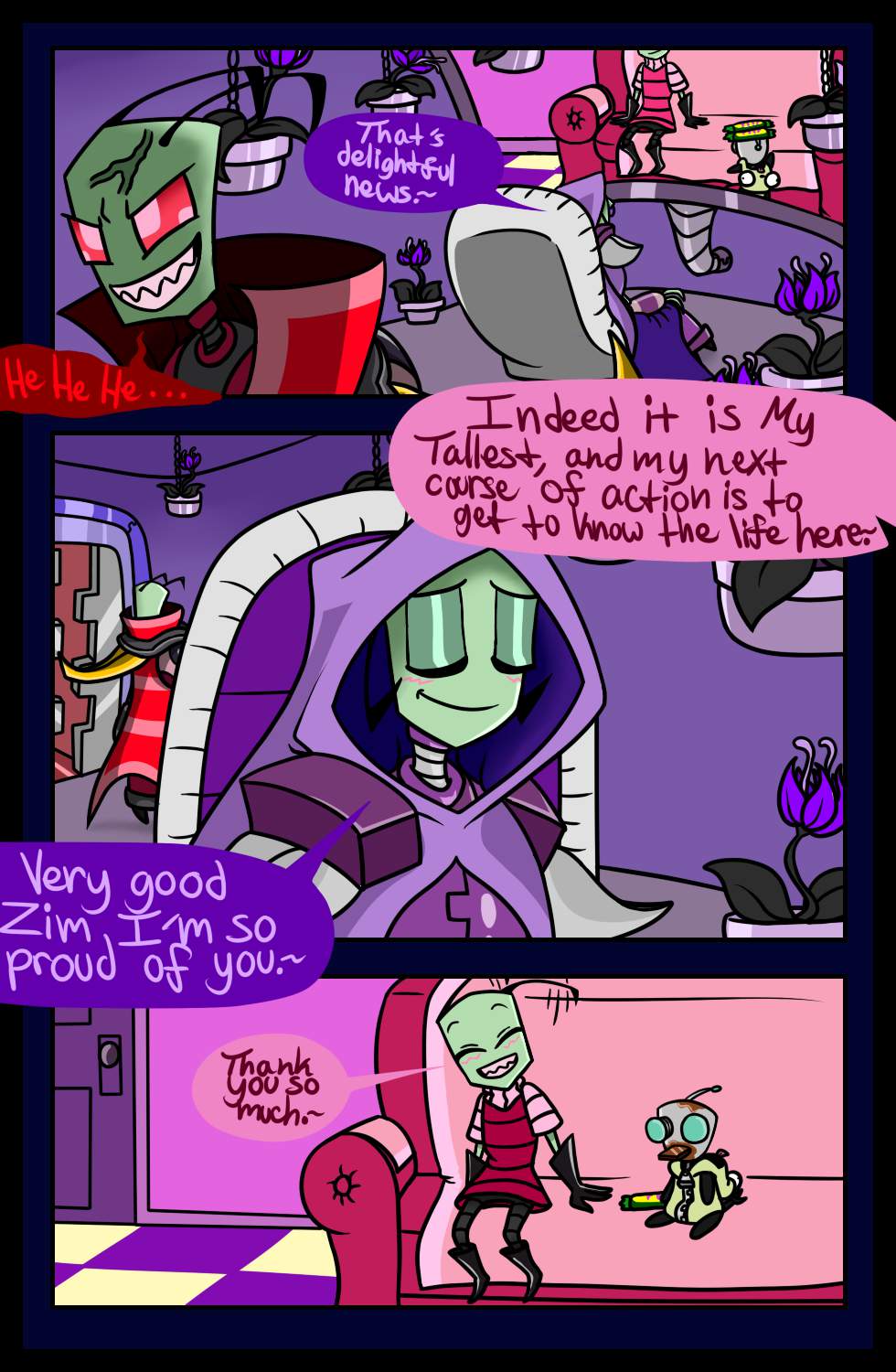 Iz Headcanon Comic Pt 35 Invader Zim Amino 8917