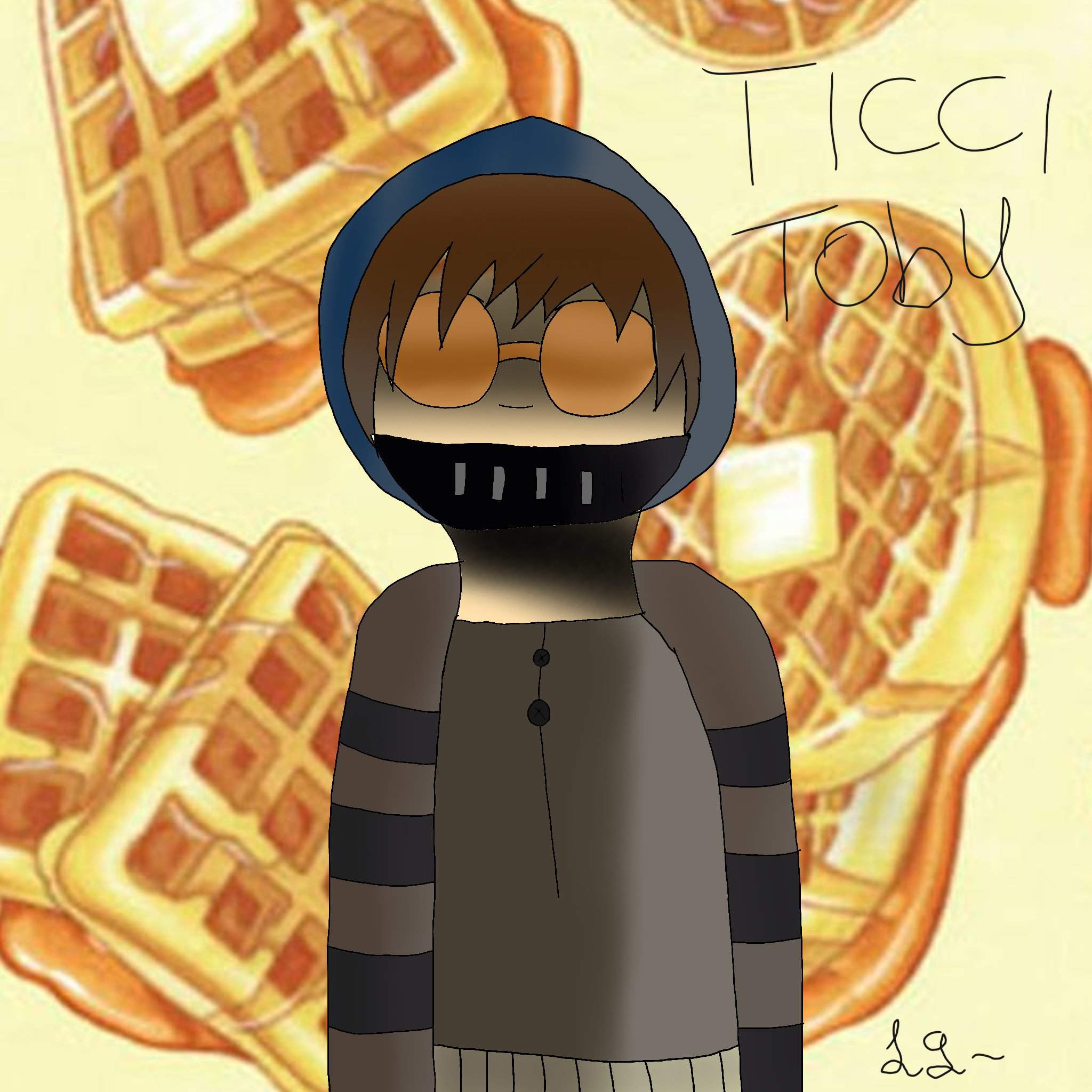 A Small Drawing Of Ticci Toby MrCreepyPasta Amino