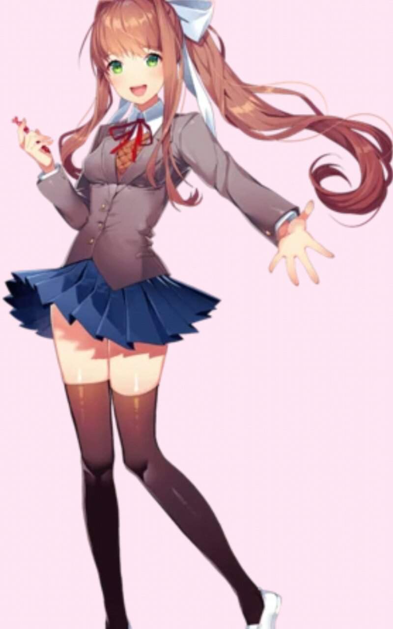 Monika Wiki Doki Doki Literature Club Amino