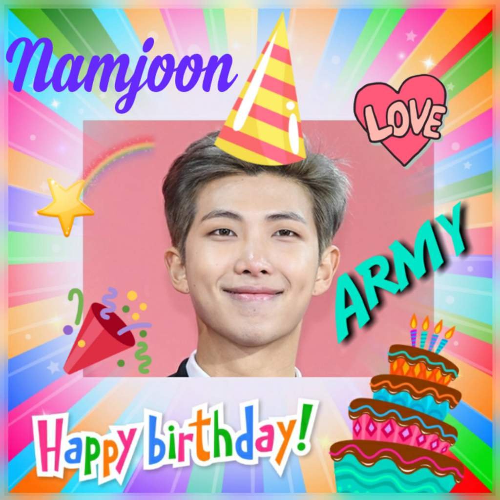 Happy Birthday RM 🎂🎉😘💜💜💜 | House Of ARMYs💜 Amino