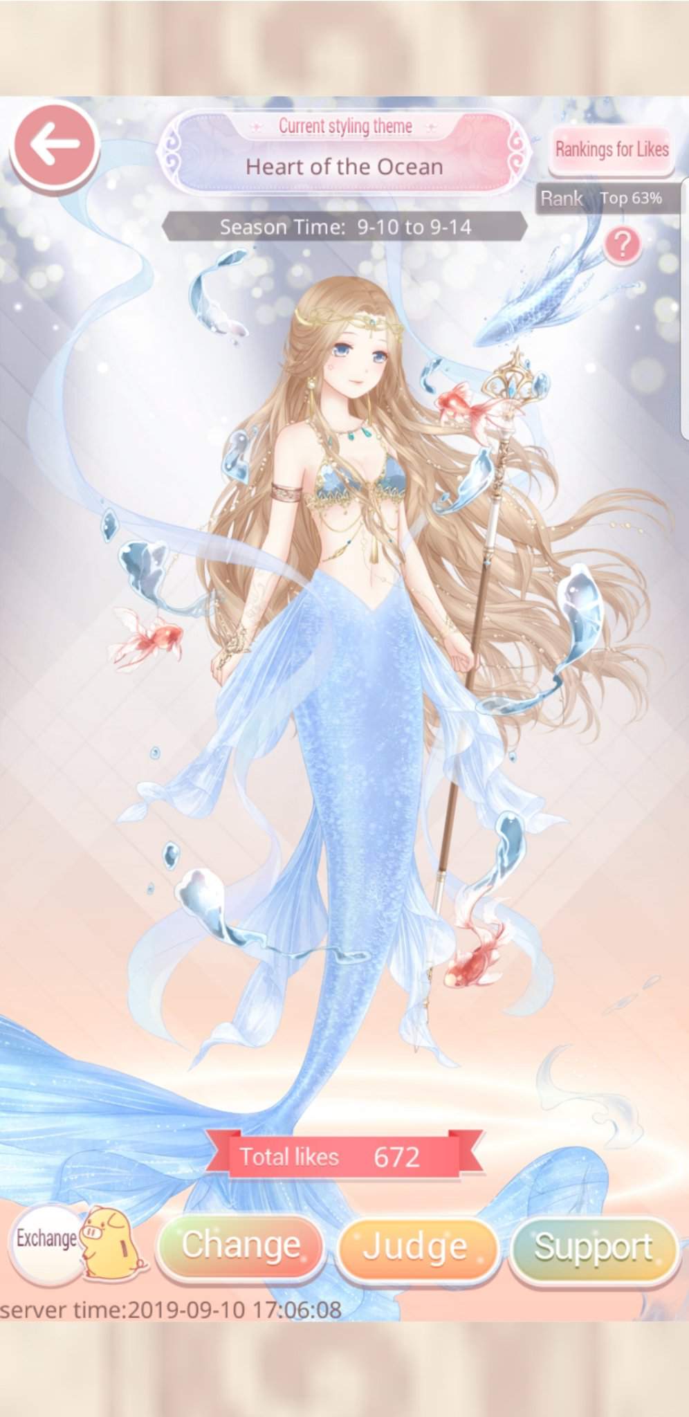 Competition Heart Of The Ocean Love Nikki Dress Up Queen Amino amino