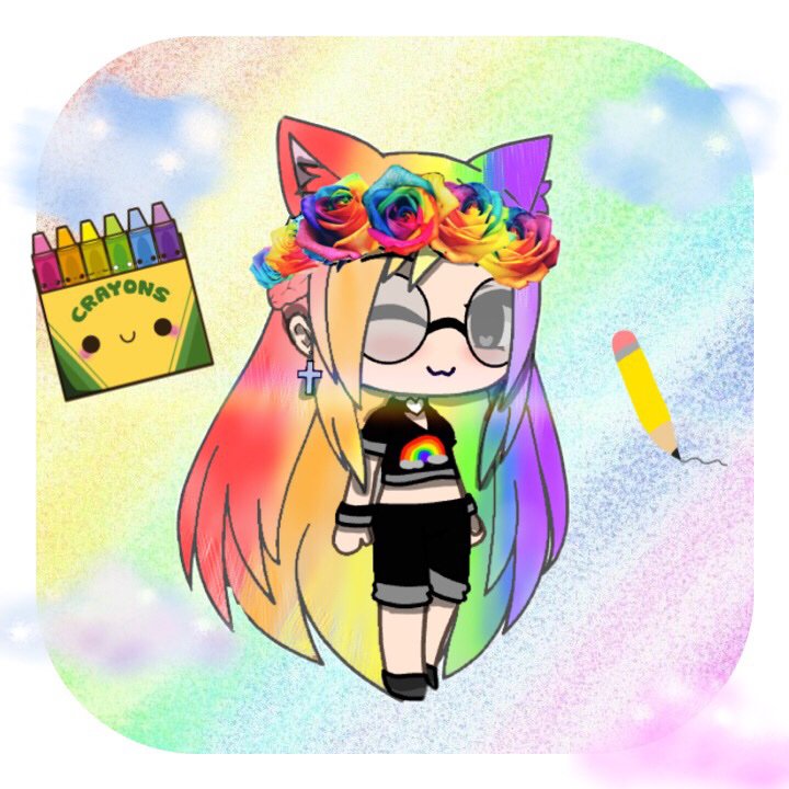 Rainbow Edit Gacha Life Amino