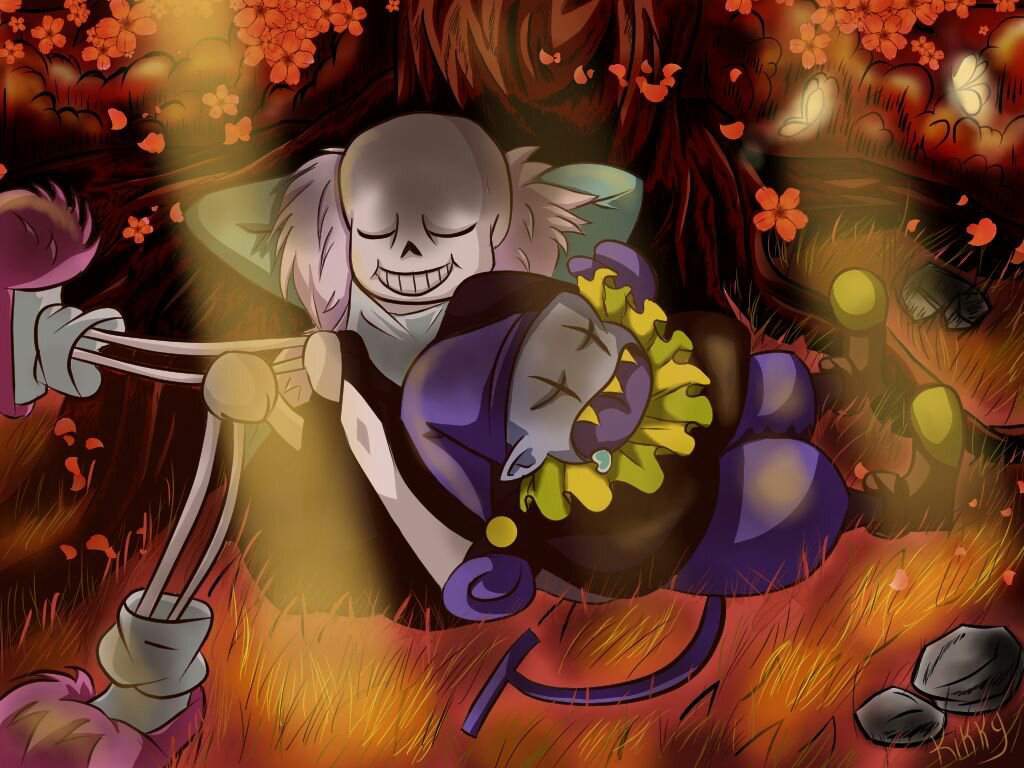 Sans x Jevil - Comedic Love Poem Undertale Amino.