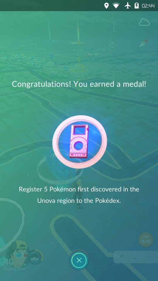 earned a unova badge already!