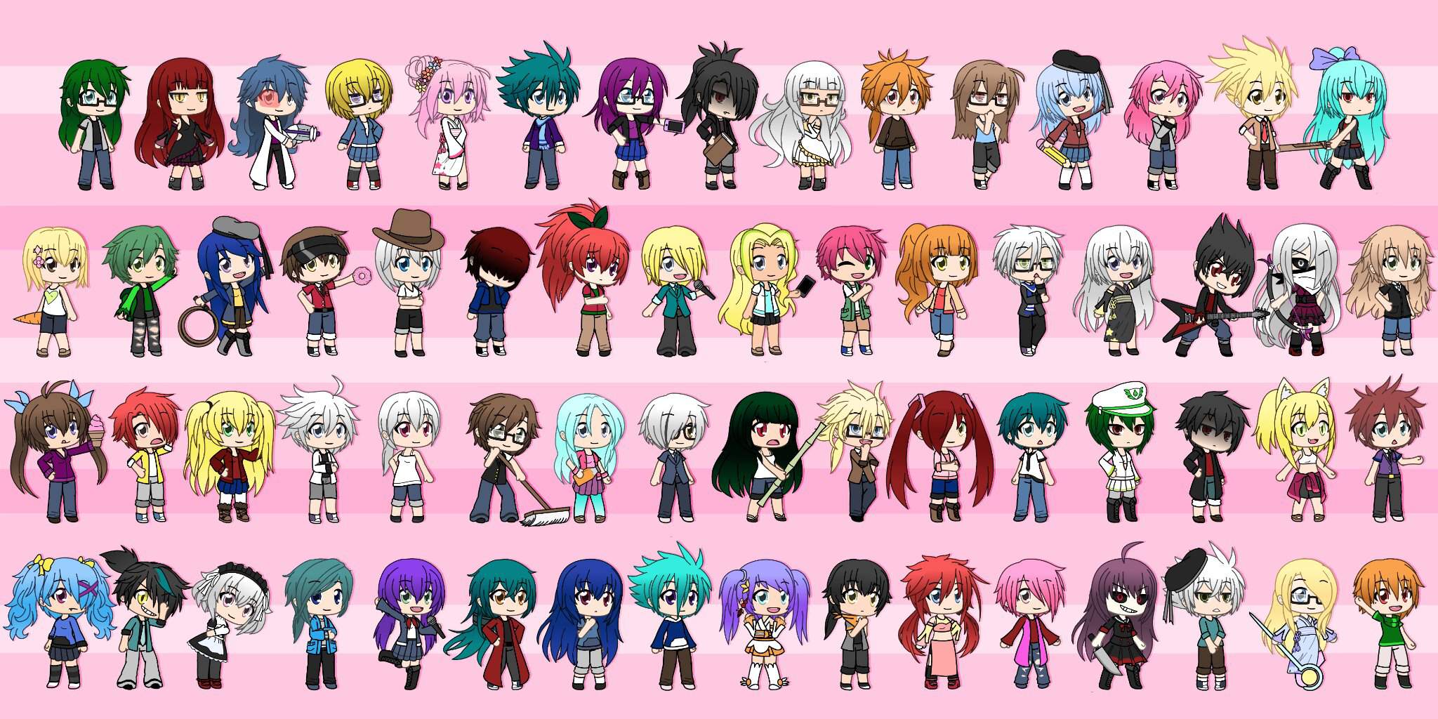 Danganronpa X Gacha Ocs Sprite Collab Is Open Danganronpa Amino