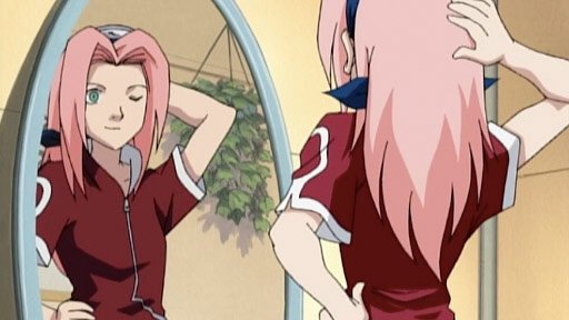 Sakura Cuts Her Hair Scene