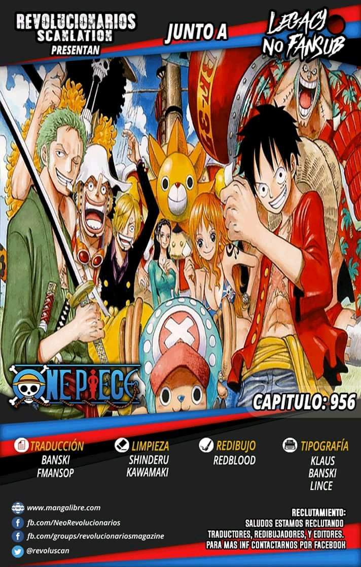 One Piece Manga 956 One Piece Amino