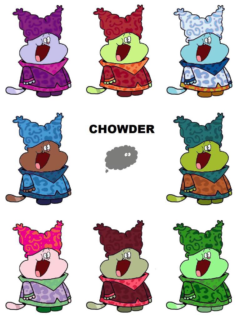 Chowder's Alternate Costumes Cartoon Amino