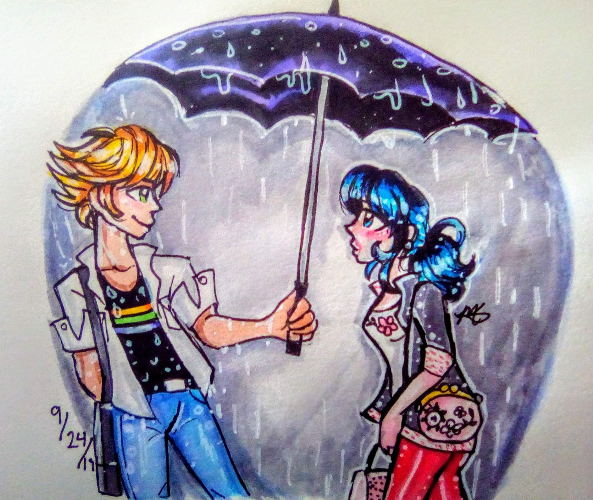 The Umbrella Scene Miraculous Amino