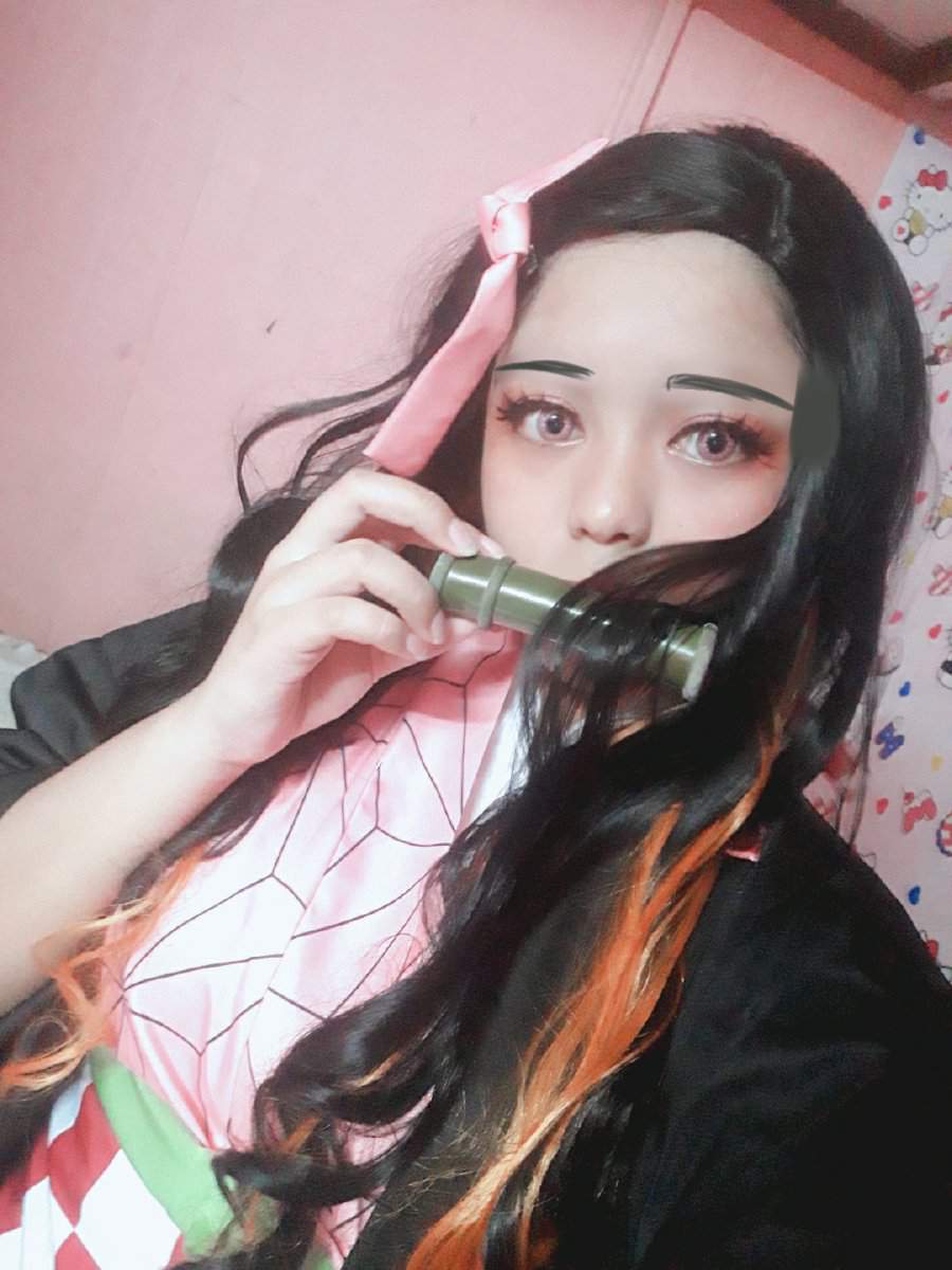 Nezuko Cosplay Demon Slayer Kimetsu No Yaiba Amino