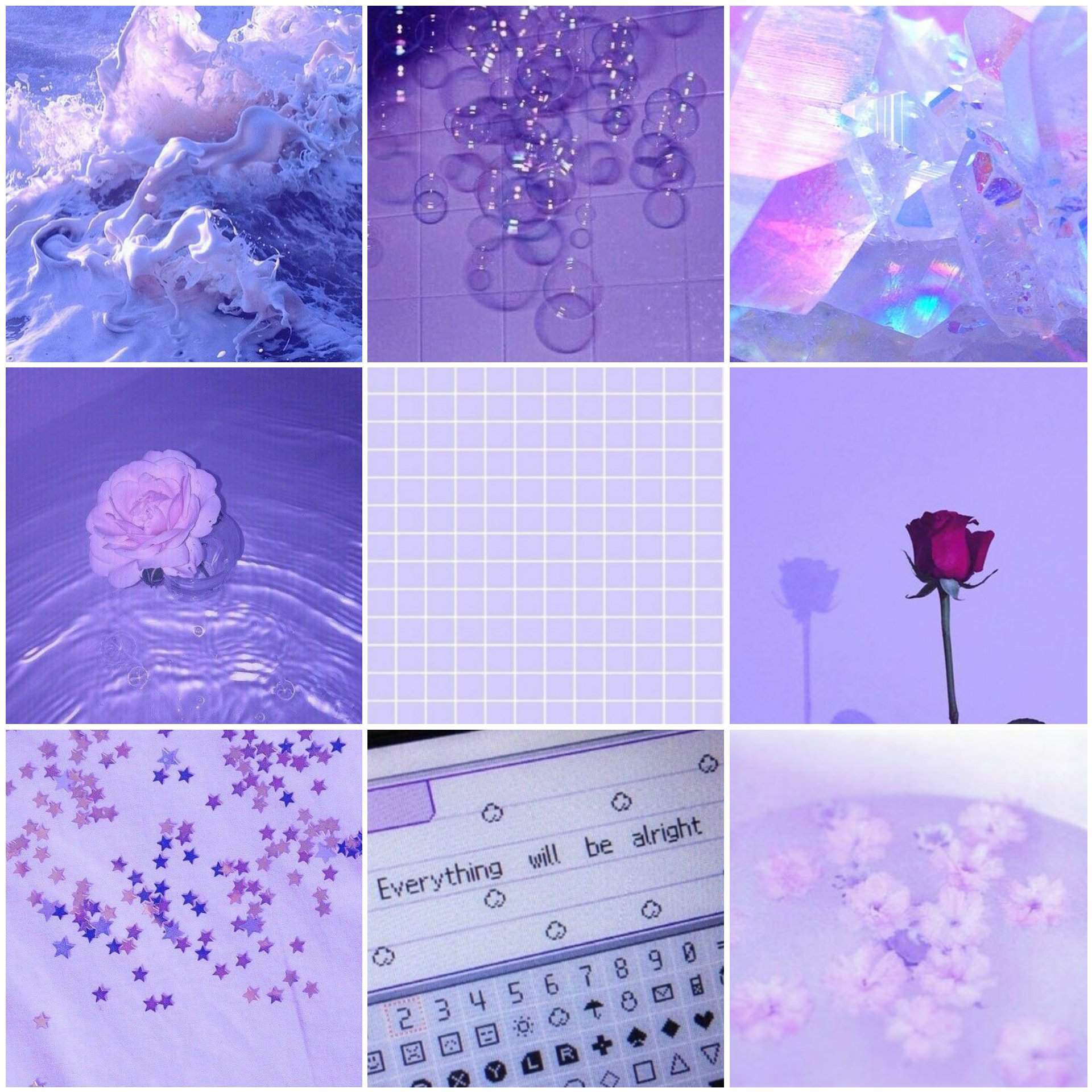 Purple Moodboard Aesthetics Amino