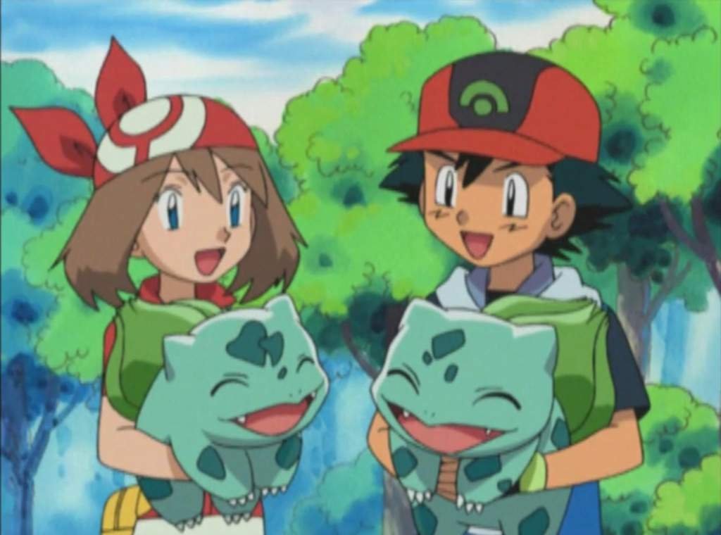 Ash and may both have a two bulbasaur Pokémon Amino