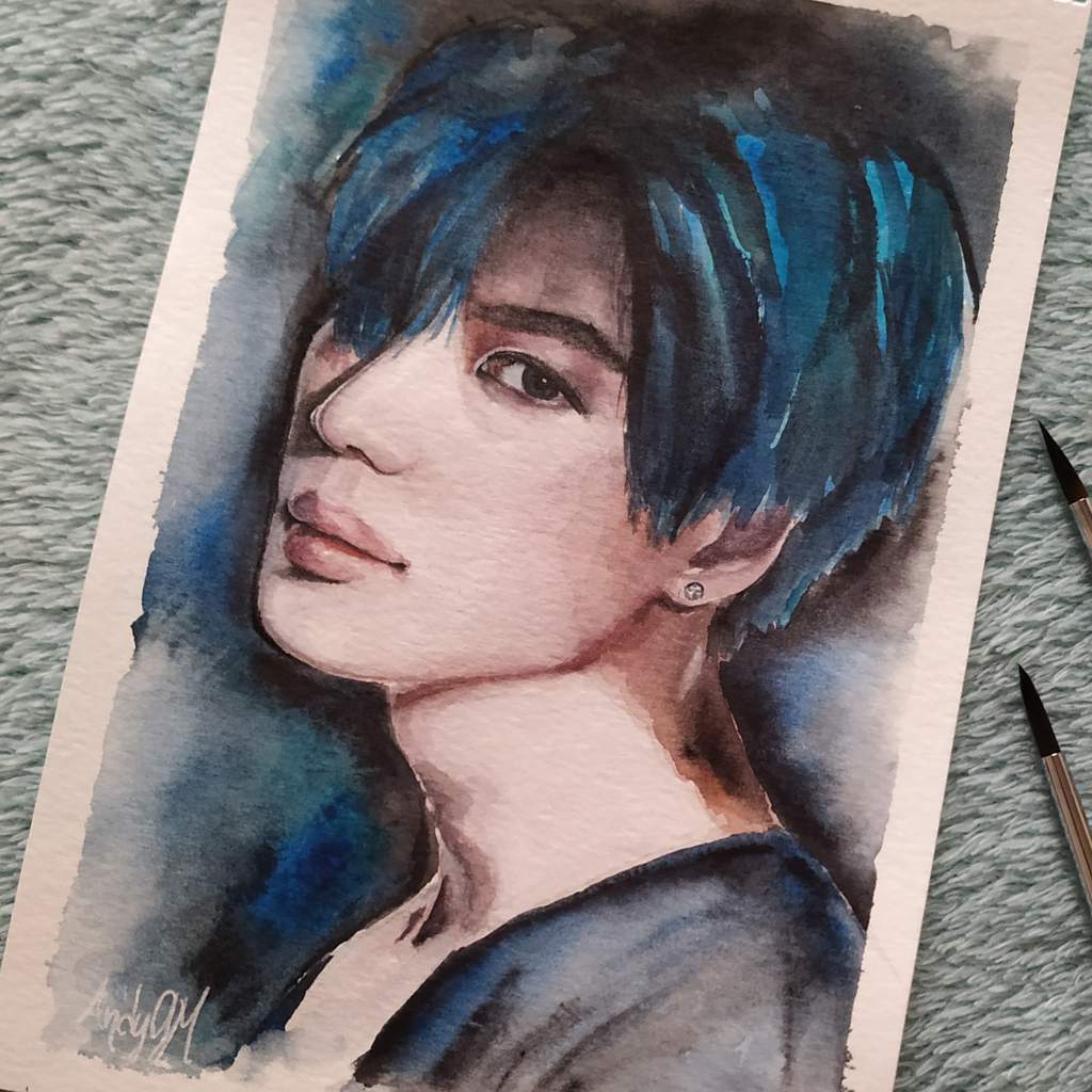 Superm Shinee Lee Taemin Watercolor Painting K Pop Amino