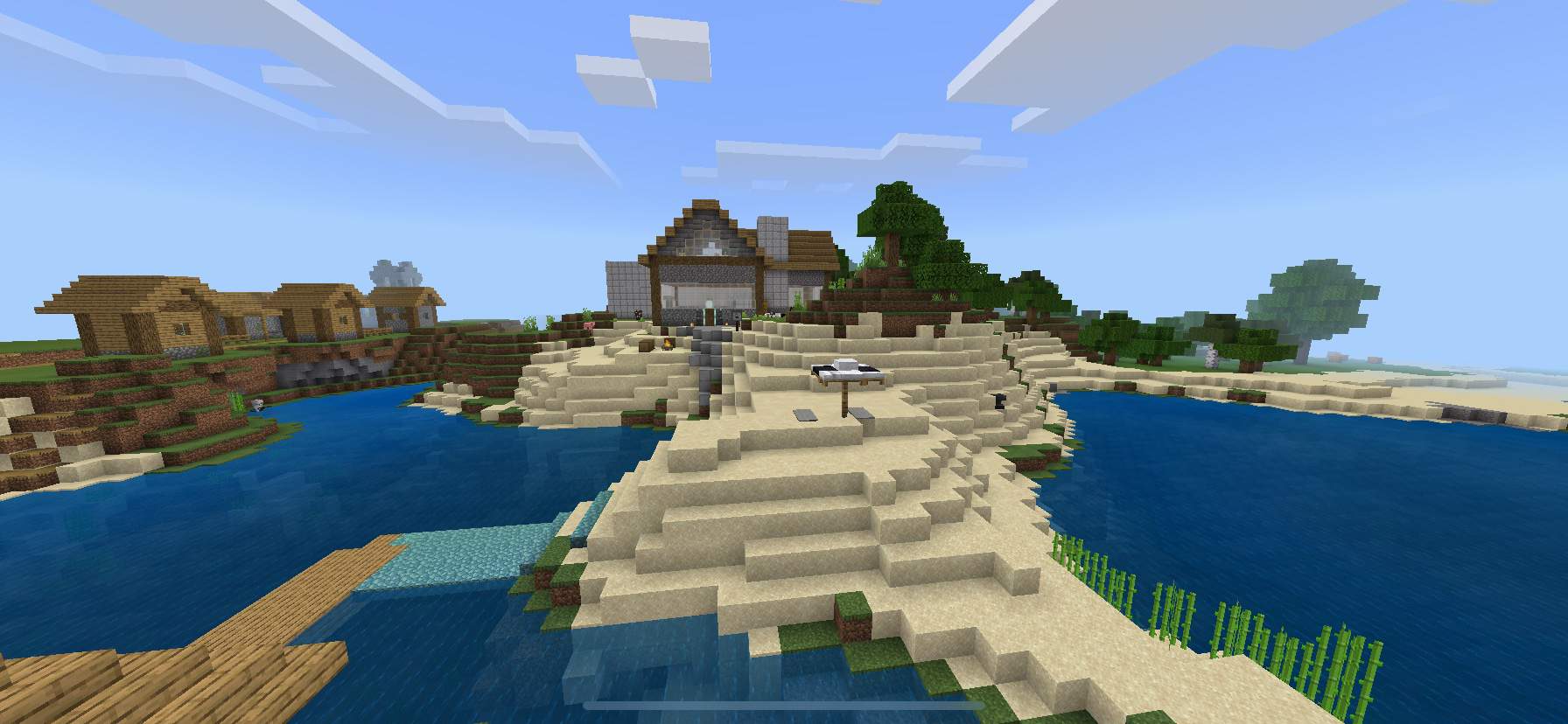 Minecraft House Build Built In World Where A Friend Has Built House Next To It Minecraft Amino